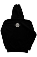 Return to Sender Pattern-Lined Hood-Zip Heavyweight Hoodie