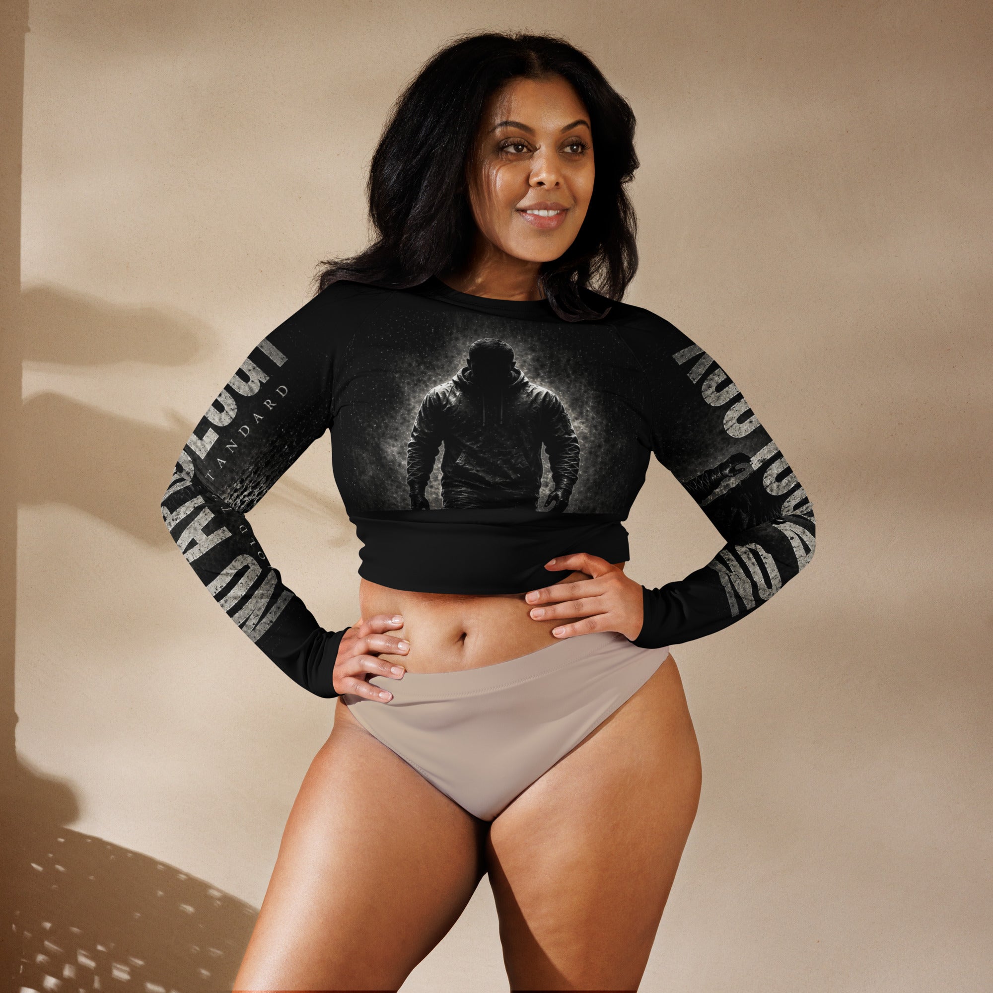 No Apologies- long-sleeve crop top