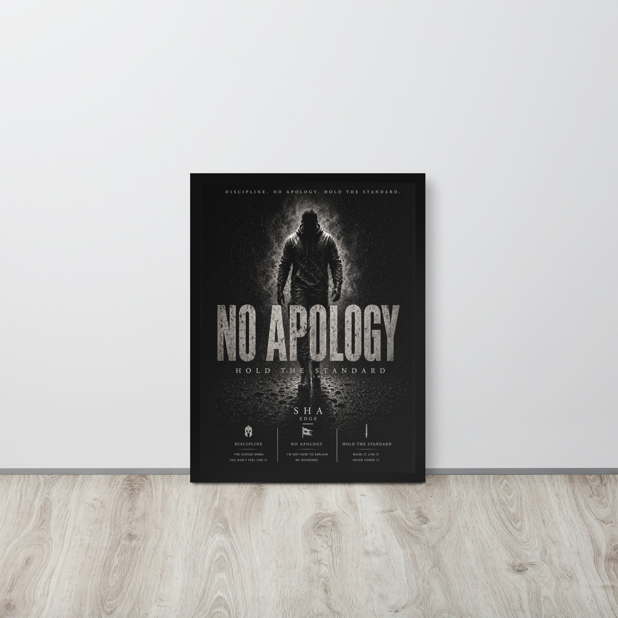 No Apology-Framed poster